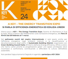 Il futuro della transizione energetica a KEY2024: scarica il biglietto
