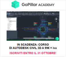 Fine Promo: Corso Civil 3D 99€ + iva