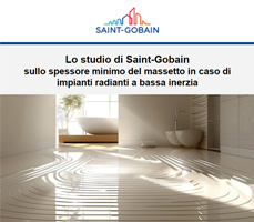 Scopri le novità Saint-Gobain sugli impianti radianti a basso spessore