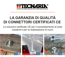 Tecnaria: qualità certificata per il consolidamento dei solai