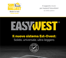 Con le nuove zavorre EasyWest, meno peso e più resistenza al vento