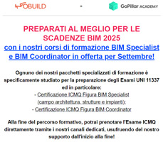 Corsi BIM Specialist e Coordinator da 299€