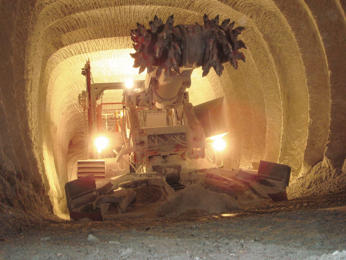 La cava di gesso sotterranea di Fassa a Calliano