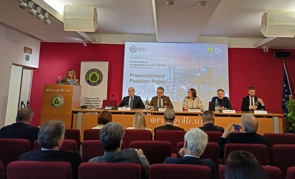 La conferenza stampa di presentazione del position paper “Smart Building: la digitalizzazione per il Net Zero” di GBC Italia