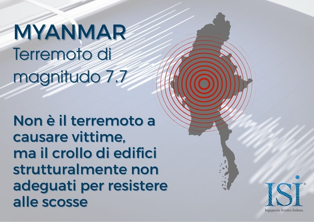 Terremoto in Myanmar: la lezione per l’Italia è nella vulnerabilità edilizia