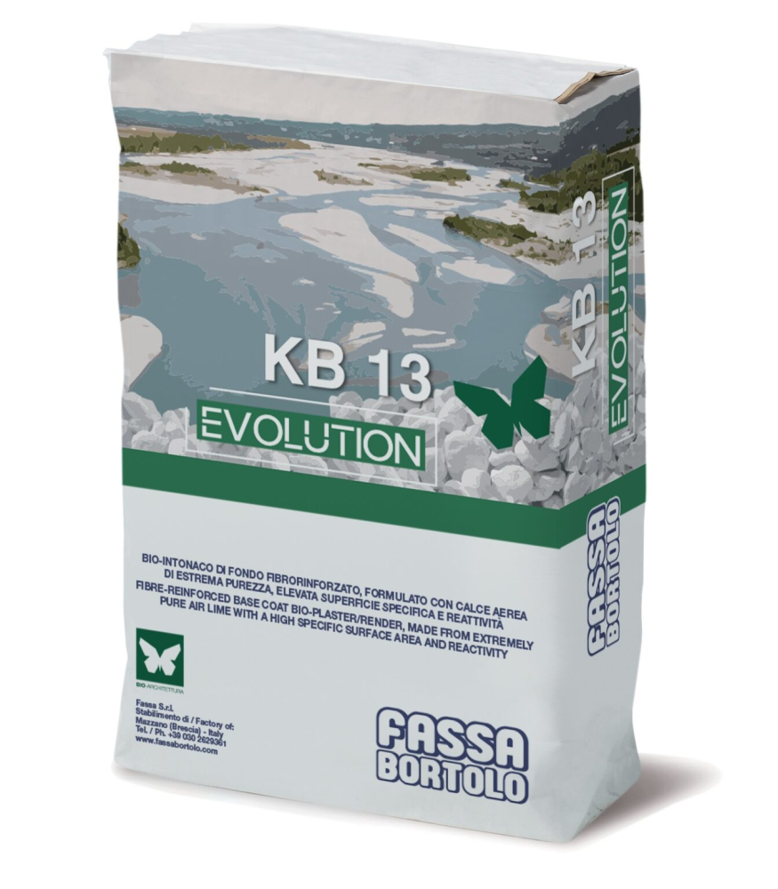 KB13 EVOLUTION, biointonaco di fondo a base di calce aerea di Fassa Bortolo