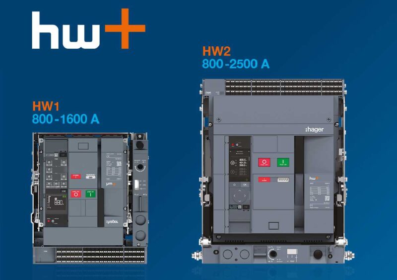 Hager: nuovi standard di protezione con gli interruttori aperti hw+