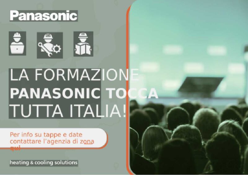 Formazione HVAC Panasonic: ancora più corsi ed eventi per i professionisti del settore