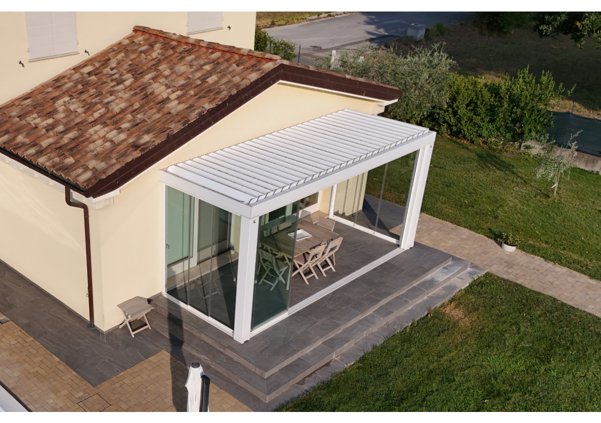 Infixa-pergola vetrata