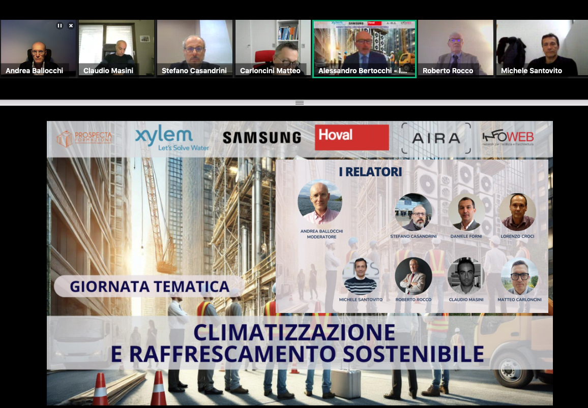Climatizzazione e raffrescamento: conciliare comfort e sostenibilità. Il convegno di Prospecta formazione - Infoweb