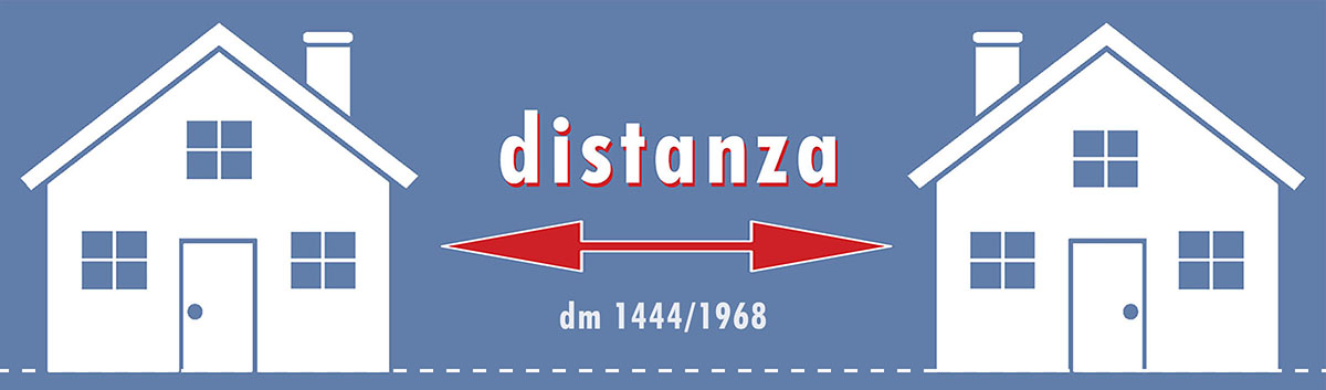 Limiti di distanze tra i fabbricati o edifici (DM1444/68)