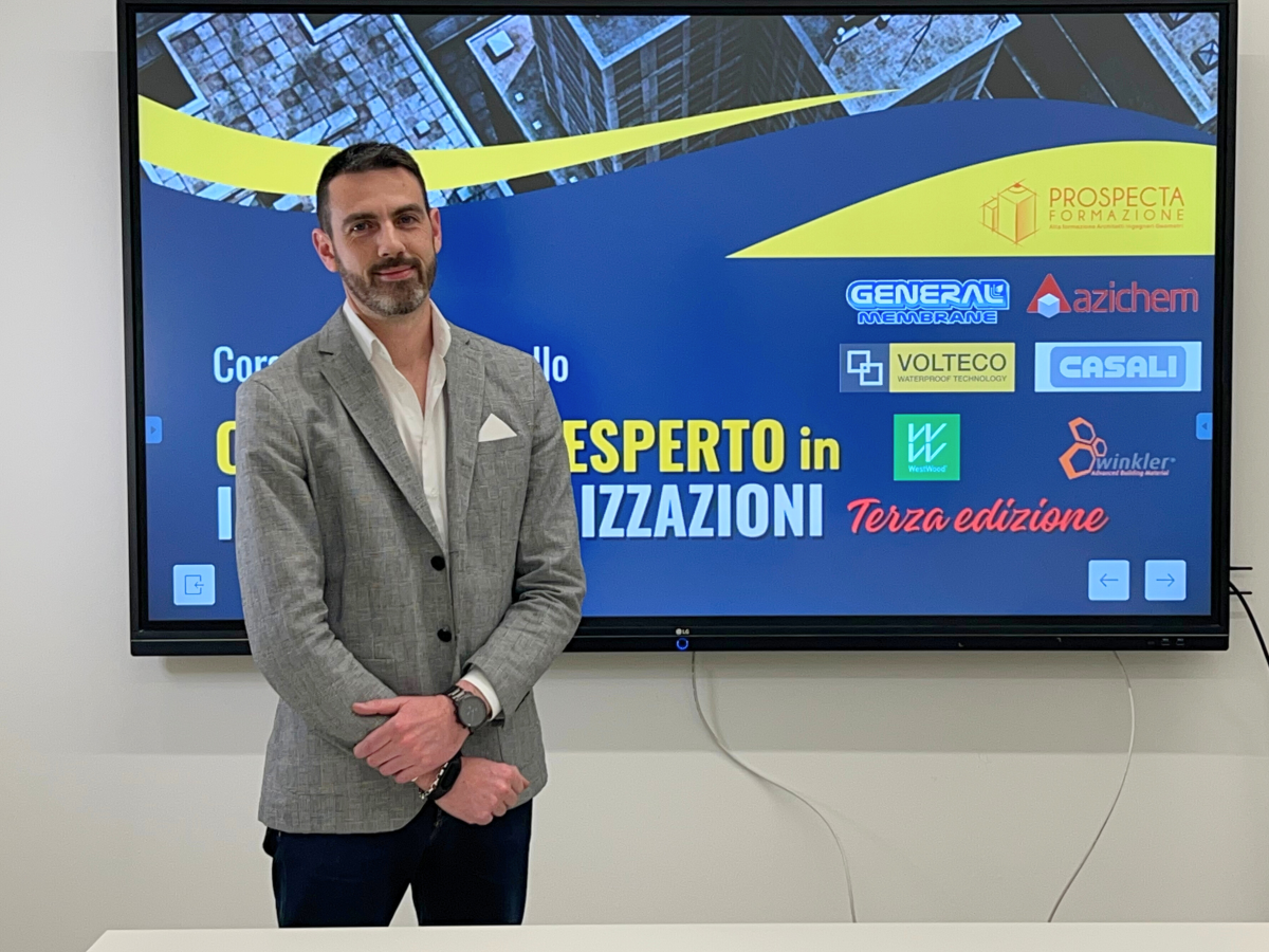 Luca Saccon, responsabile dell’ufficio tecnico