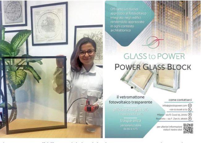 Le finestre fotovoltaiche di Glass to Power a Klimahouse 2020