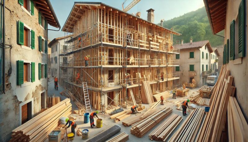 Il legno nelle riqualificazioni post-sismiche: una soluzione sostenibile e innovativa