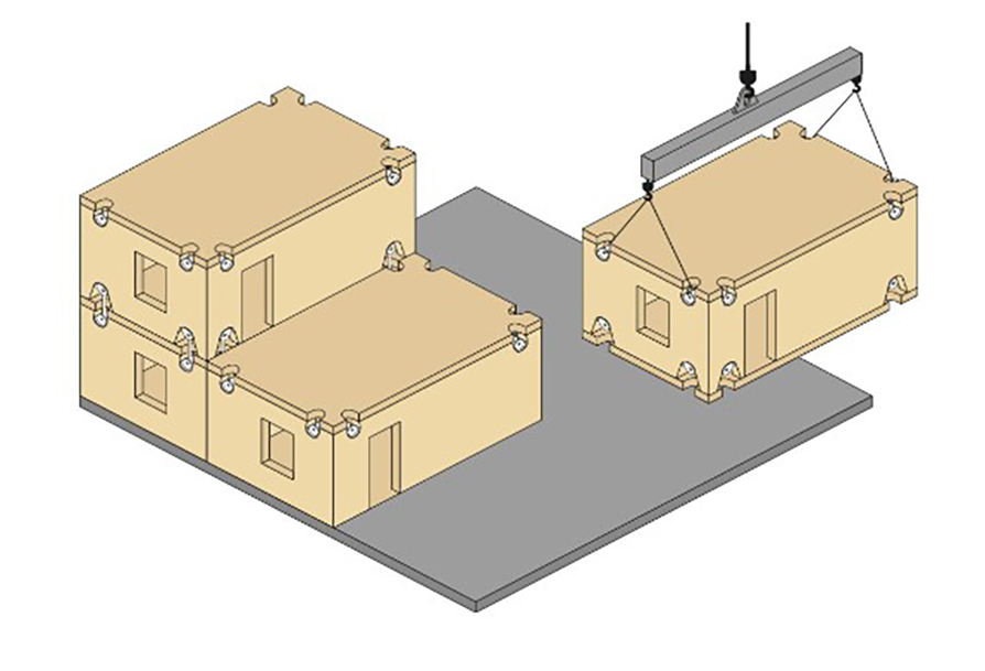 La modularità consente di assemblare e disassemblare con facilità diversi elementi, rendendo più semplici le operazioni di logista e trasporto, ottimizzando i tempi, i costi e abbassando l’impatto ambientale complessivo dell’intera struttura. 