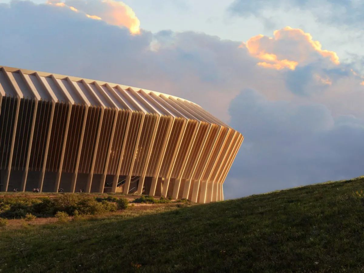 La facciata del nuovo Stadio della Roma sarà coperta da centinaia di lamelle verticali