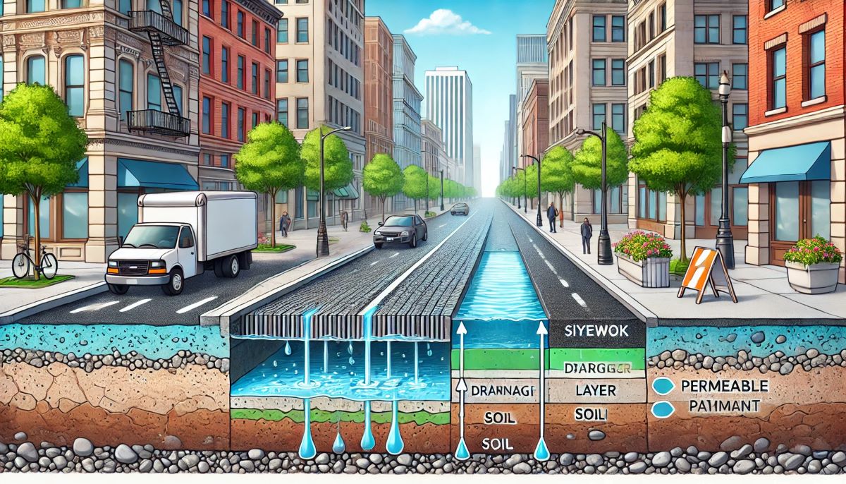 Il ruolo delle pavimentazioni drenanti per le città resilienti