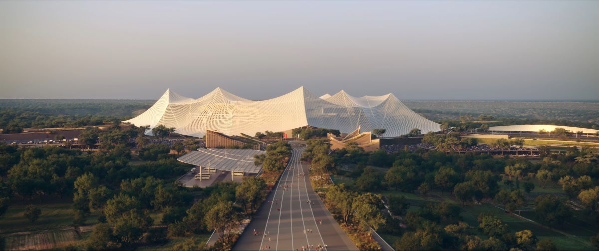 Grand Stade Hassan II, lo stadio a Casablanca dalla forma di tenda nel deserto