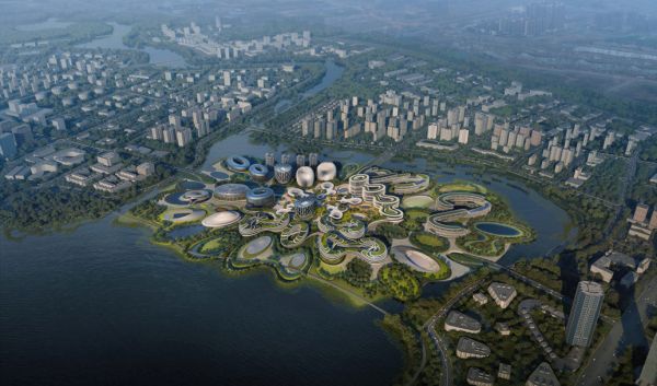 Unicorn Island: l’hub sostenibile di Zaha Hadid dedicato alle startup